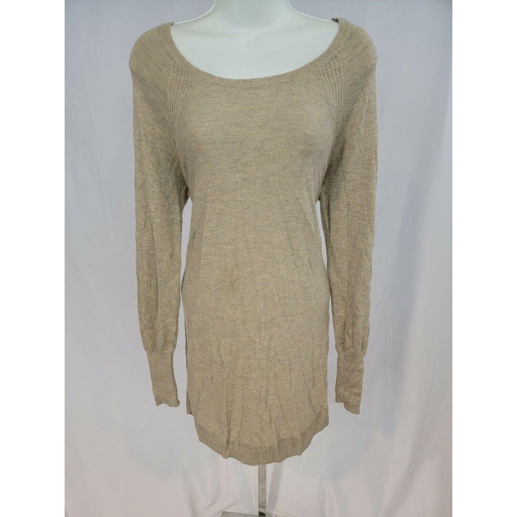 Mossimo Beige Sweater Dress Size S